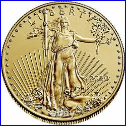 2020 $5 American Gold Eagle 1/10 oz Brilliant Uncirculated