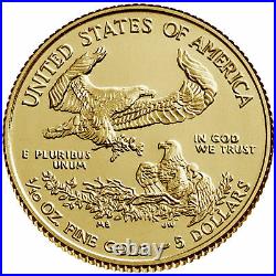 2020 $5 American Gold Eagle 1/10 oz Brilliant Uncirculated