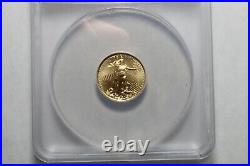 2020 ANACS MS70 1/10 Gold Eagle First Day Issue #76