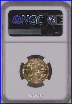 2020 American 1/4 oz Gold Eagle NGC MS 70 First Day Of Issue beautiful