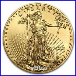 2020 American Gold Eagle 1/10 oz $5 Coin Brilliant Uncirculated