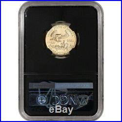 2020 American Gold Eagle 1/4 oz $10 NGC MS70 First Day of Issue 1st Black