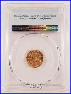 2020 Gold 1/10 Oz. American Eagle Graded by PCGS as MS-70 First Strike