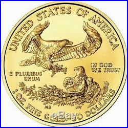 2020 Gold 1 oz American Eagle $50 Dollar Coin Condition Brilliant Uncirculated+