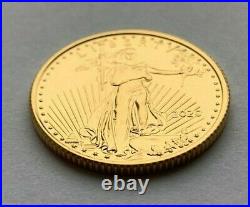 2020 Gold American Eagle 1/10 Oz Gold $5 Dollar Coin