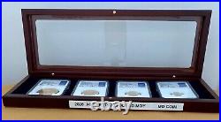 2020-W American Gold Eagle Proof 4-Coin Year Set NGC PF70 FDOI Ed Moy Signed
