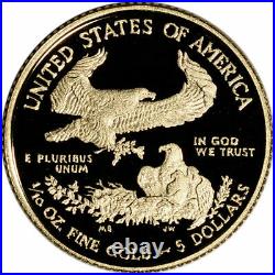 2020-W Proof $5 American Gold Eagle 1/10 oz Box OGP & COA