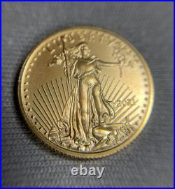 2021 1/4 oz American Gold Eagle Coin (Type 1)