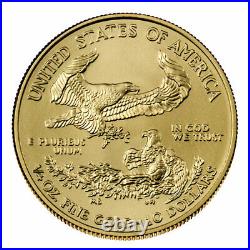 2021 1/4 oz Gold American Eagle T-1 $10 GEM BU | Gold American Eagle