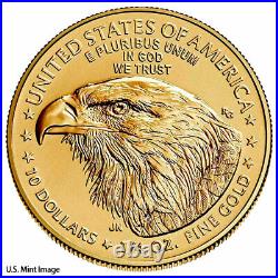 2021 1/4 oz Gold American Eagle T-2 $10 Gem BU
