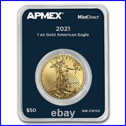 2021 1 oz American Gold Eagle (MintDirect Single) SKU#218762