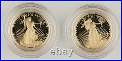 2021 $5 1/10 Oz Gold Proof American Eagle 2 Coin Set Designer Edition #144 of 5K