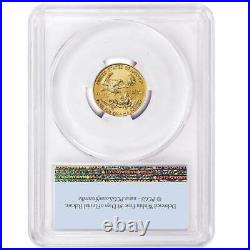 2021 $5 American Gold Eagle 1/10 oz. PCGS MS69 First Strike Flag Label