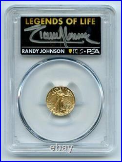 2021 $5 American Gold Eagle Type 2 PCGS PSA MS70 Legends of Life Randy Johnson