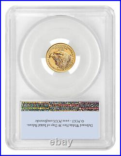 2021 $5 Gold American Eagle 1/10 oz Type-2 PCGS MS70 FS First Strike Flag Label