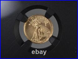 2021 $5 Gold American Eagle Type 2 Ngc Ms70 First Day Issue Norris Hand Signed