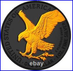 2021 AMERICAN EAGLE Type-2, Ruthenium Edition $1, 1 oz Silver