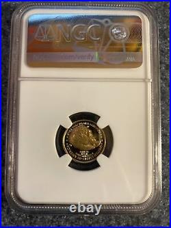2021 American Eagle One-Tenth Gold Two Coin Set Hand Signed COA NGC 70