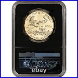 2021 American Gold Eagle 1 oz $50 NGC MS70 First Day of Issue Grade 70 Black