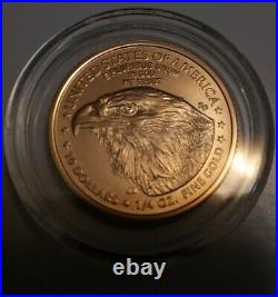2021 American Gold Eagle Type 2 1/4 oz $10 BU