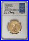 2021 Moy Signed Gold American Eagle $25 Coin 1/2 Oz Ngc Ms 70 Fdoi First Day