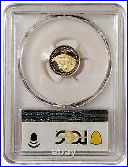 2021-W 1/10 Oz GOLD $5 AMERICAN EAGLE Type 2 PCGS PR69DCAM Gold Shield Coin
