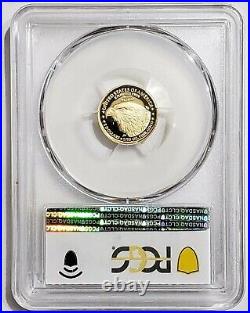 2021-W 1/10 Oz GOLD $5 AMERICAN EAGLE Type 2 PCGS PR69DCAM Gold Shield Coin