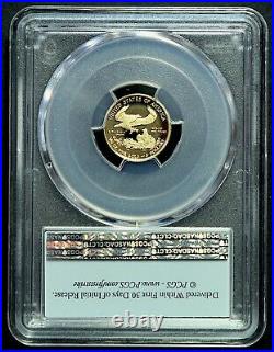 2021-W 1/10 oz $5 Proof GOLD AMERICAN EAGLE PCGS PR69 DCAM Type 1 FIRST STRIKE