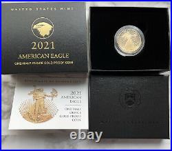 2021-W 1/2 oz American Eagle Gold Proof Coin Type 2 IN-HAND READY TO SHIP