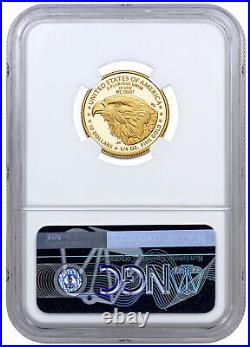 2021 W 1/4 oz Gold American Eagle Type 2 Proof $10 NGC PF70 UC FDI Eagle Label