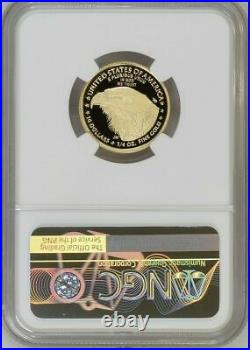 2021 W 1/4 oz Proof Gold Eagle NGC PF70 American Quarter Ounce G$10 Type 2 T-2