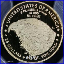 2021 W $25 Proof American Gold Eagle 1/2 oz Type 2 PCGS PR 70 DCAM T2 PF