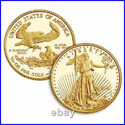 2021 W American Gold Eagle 1/10 oz Proof Two Coin Designer Set