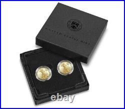 2021 W Gold $5 American Eagle Designer Edition Two-coin Proof Set Ogp