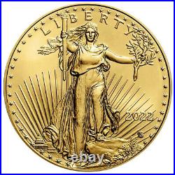 2022 $10 American Gold Eagle 1/4 oz BU