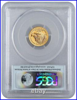 2022 1/10 oz Gold American Eagle $5 PCGS MS70 FS Flag Label