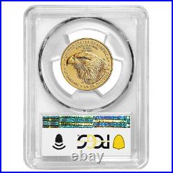 2022 $25 American Gold Eagle 1/2 oz PCGS MS69 FS Trump 45th President Label