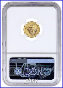 2022 $5 Gold American Eagle 1/10 oz NGC MS70 Brown Label
