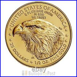 2022 Half Ounce American Eagle Gold Coin