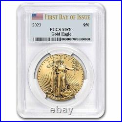 2023 1 oz American Gold Eagle MS-70 PCGS (First Day of Issue) SKU#258678