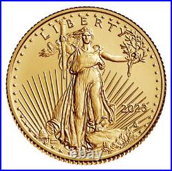 2023 $5 Gold American Eagle 1/10 oz Coin BU Brilliant Uncirculated