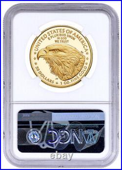 2023-W $50 1-oz American Gold Eagle NGC PF70 FR Eagle Label