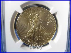 2023-W Burnished $50 American Gold Eagle NGC MS70 WithBOX AND COA EARLY RELEASE