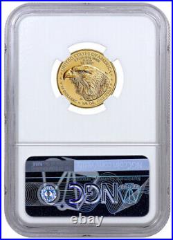 2024 $10 1/4-oz American Gold Eagle NGC MS70 First Releases Exclusive Eagle Labe