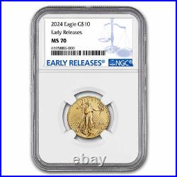 2024 1/4 oz American Gold Eagle MS-70 NGC (Early Releases) SKU#284483