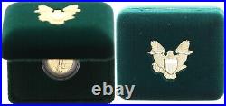 $5 1989 USA 1/10oz American Eagle Gold Five Dollar Liberty pcs 110353