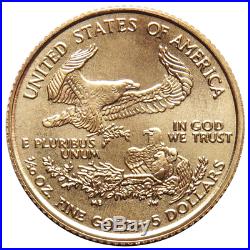 $5 American Gold Eagle 1/10 oz Random Year Brilliant Uncirculated