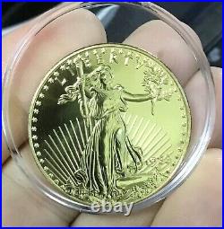AMERICA 1933 Double Eagle Copy Coin 23g. 999 Fine Silver Gold plated #3366