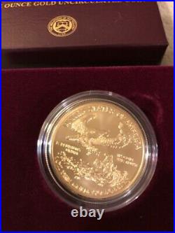 American Eagle 2020 W One Ounce Gold Uncirculated Coin 20EH