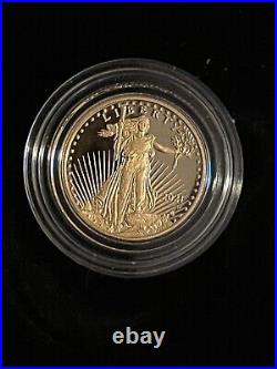 American Eagle 2021 1/10 OZ $5 Gold PROOF Coin West Point Type 2 Sold Out 21EEN